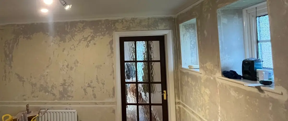 Hall and stairs before redecoration