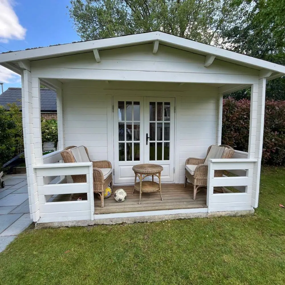 Summer house and garden furniture painting in Claygate