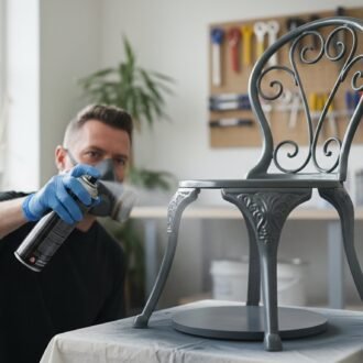 How to Spray Paint Metal for a Flawless, Professional Finish - Hero Image